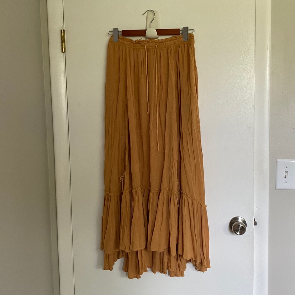 Free People El Sol Convertible Maxi Skirt